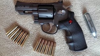 Crosman SNR357 CO2 Dual Ammo Full Metal Revolver [upl. by Kamerman]