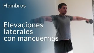 Elevaciones laterales con mancuernas para hombros [upl. by Abeh777]