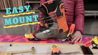 How to Mount Your Own Skis [upl. by Woodford]