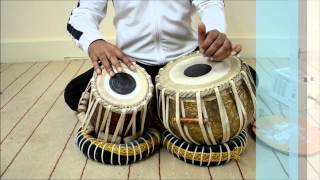 Tabla Lesson For Beginners 2 [upl. by Yrolg]