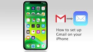 How to set up Gmail on your iPhone  XR XS 11 11 Pro [upl. by Sum102]