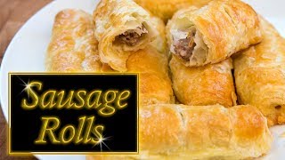 Sausage rolls Puff Pastry [upl. by Eenhat]