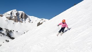 FiveYearOld Skis Rendezvous Bowl [upl. by Seligman]