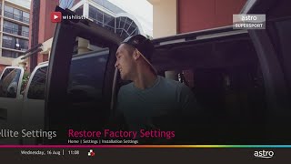 Reset Dekoder Astro atau Njoi ke Factory Setting [upl. by Pat]