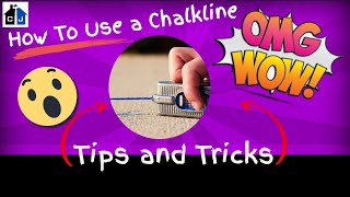 How To Use a Chalk Line Tips and Tricks [upl. by Maryellen]