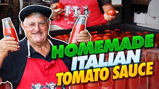 How To Make HOMEMADE TOMATO SAUCE Like an Italian Nonno [upl. by Brigit]