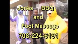 Jones BBQ and foot massage [upl. by Ytok]