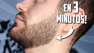 Como ARREGLARTE la BARBA en 3 MINUTOS [upl. by Leicester532]