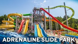 All Water Slides at Adrenaline Waterpark Zalakaros Hungary GoPro POV [upl. by Uchish629]