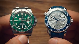 Why the Omega Seamaster Is Better Than the Rolex Submariner  Watchfinder amp Co [upl. by Pryor]