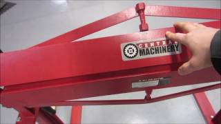 Harbor Freight 36 inch Metal Brake review unsponsored [upl. by Dawaj]