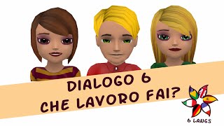 Dialogo 6  Che lavoro fai A1 Practice Italian for free online [upl. by Josefina]