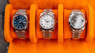 The 3 Most Popular Datejust 41s  Hands on with the 126334 [upl. by Ahsed]