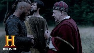 Vikings Ragnar Speaks with King Ecberts Men  History [upl. by Eiduj]