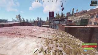 How to get to the top of outpost rust [upl. by Nirred]