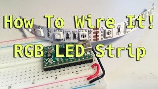 How To Wire It RGB LED Strip [upl. by Silisav]