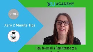 How to email a Remittance to a Supplier in Xero [upl. by Catherin]