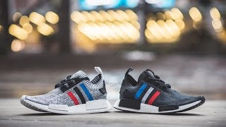 Review amp OnFeet Adidas NMD R1 Primeknit quotTriColor Packquot [upl. by Eydie]