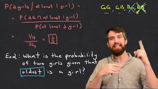 Two Conditional Probability Examples whats the difference [upl. by Namus]