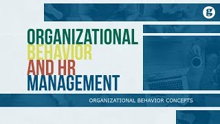 Organizational Behavior and Human Resource Management [upl. by Neyr]