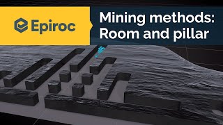 Room and pillar mining method  Epiroc [upl. by Chatwin148]