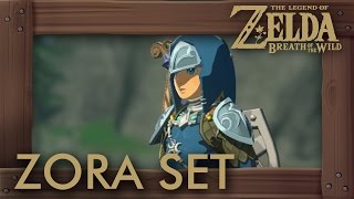 Zelda Breath of the Wild  Zora Armor Set Location [upl. by Ruder]