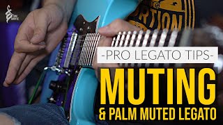 MY FAVOURITE LEGATO TECHNIQUE  Palm Muted Legato Lesson  TOM QUAYLE [upl. by Durning]