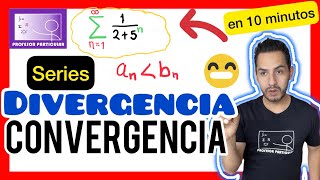 ✅Divergencia y convergencia de Series  Criterio de comparación  Cálculo Integral [upl. by Hinch739]