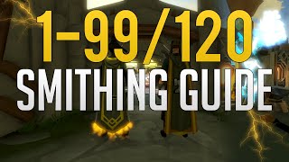 Runescape 3  199120 Smithing guide 2020 [upl. by Borchert]