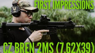 CZ Bren 2MS 762x39  First Impressions [upl. by Keir]