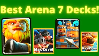 TOP 3 DECKS for Arena 7 in Clash Royale  Best Decks for Arena 7 for Easy Wins [upl. by Lynea]