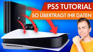 So übertragt ihr eure Daten von PS4 auf PS5 ► Transfer leicht gemacht Erste Schritte Tutorial [upl. by Ahsinac]