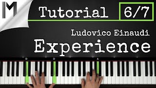 Experience  Ludovico Einaudi  Full Piano Tutorial Part 67 [upl. by Atilehs]