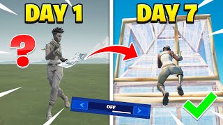 7 DAY Edit on Release OFF Progression Fortnite [upl. by Early]