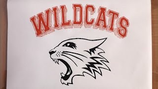 Wildcats Team  High School Musical  Handwriting [upl. by Ahsilef8]