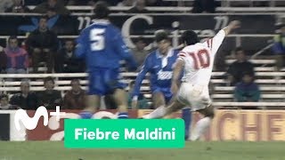 Fiebre Maldini Maradona en el Sevilla  Movistar [upl. by Llekram]