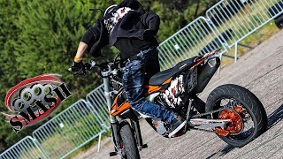 Motard Supermoto Stunts SMASH [upl. by Oilerua]