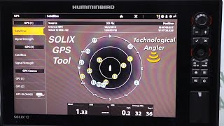 Humminbird SOLIX GPS Tool  The Technological Angler [upl. by Ainehs181]