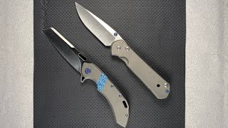 Sebenza 21 VS Olamic Wayfarer 247S Ultimate knife showdown [upl. by Petra]