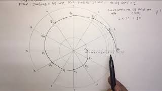 Archimedean Spiral  engineering graphics  gtu [upl. by Etom937]