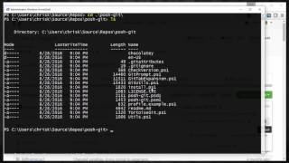 Poshgit Installation and Demo [upl. by Fiedler]