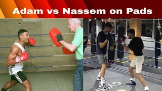 Aadam vs Naseem on the Pads [upl. by Marlie993]