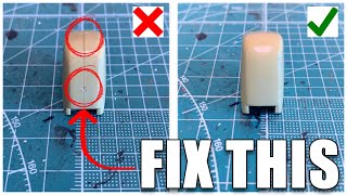 Easy Gunpla Tutorial  Fix Stress Marks Damages and Blemishes [upl. by Ahsekyw967]