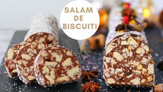 Salam de Biscuiți  De Post  Vegan [upl. by Hanoj]