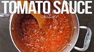 Best Everyday Tomato Sauce Recipe  SAM THE COOKING GUY [upl. by Aihcrop335]