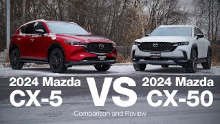 2024 Mazda CX50 vs CX5  Comparison and Review [upl. by Hodgkinson]