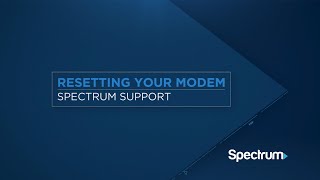 Resetting Your Modem [upl. by Celeski]