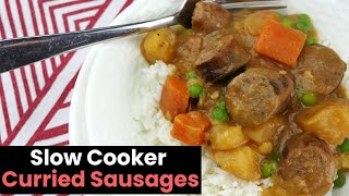 Slow Cooker Curried Sausages [upl. by Esilahs]