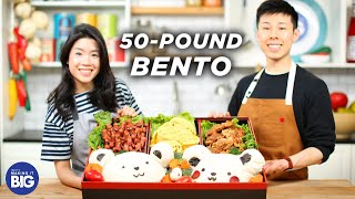 We Made A Giant 50Pound Bento Box • Tasty [upl. by Eibba712]