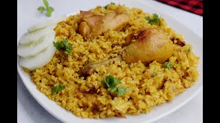 মুরগির মাংস দিয়ে ভূনা খিচুড়ি  Chicken Vuna Khichuri recipe bangali [upl. by Rem558]